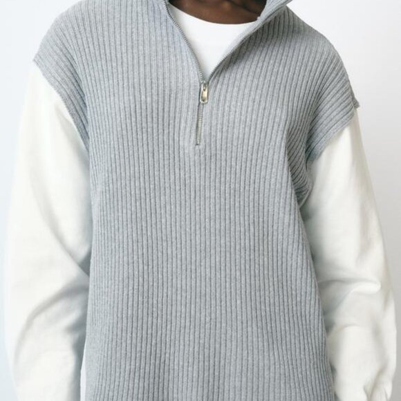 ZARA COMBINED T-SHIRT VEST SIZE S 1131/314/803 - Picture 2 of 5